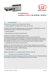 MICRO-EPSILON surfaceCONTROL 3D SC3210 Montageanleitung
