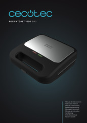 Cecotec ROCK'NTOAST 1000 3IN1 Bedienungsanleitung