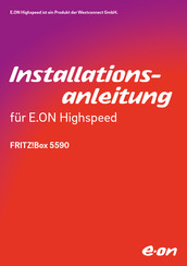 AVM FRITZ!Box 5590 Installationsanleitung