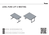 BENE LEVEL PURE LIFT 2 MEETING Montage- Und Bedienungsanleitung