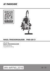 Parkside HG10163 Originalbetriebsanleitung