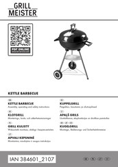 GRILL MEISTER 384601 2107 Montage-, Bedienungs- Und Sicherheitshinweise