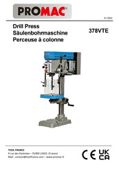Promac 378VTE Bedienungsanleitung