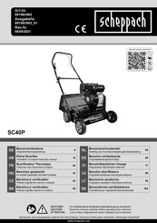 Scheppach SC40P Original Bedienungsanleitung