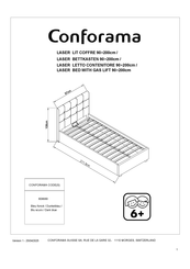 Conforama LASER 608689 Montageanleitung