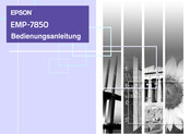 Epson EMP-7850 Bedienungsanleitung