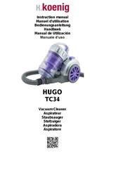 H.koenig HUGO TC34 Bedienungsanleitung