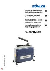 Wohler RM 300 Bedienungsanleitung