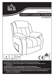 Homcom 713-093V71 Bedienungsanleitung
