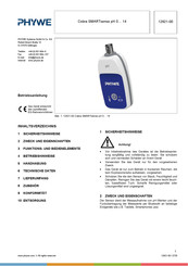 Phywe Cobra SMARTsense Betriebsanleitung