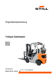 Still RCG15 Originalbetriebsanleitung