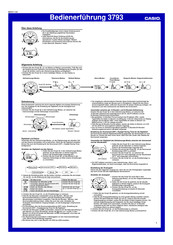 Casio 3793 Bedienerführung