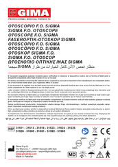 Gima SIGMA Bedienungsanleitung