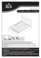 HOMCOM 831-804V02 Bedienungsanleitung
