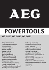 AEG WS 6-100 Originalbetriebsanleitung