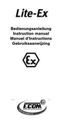Ecom Lite-Ex 20 Bedienungsanleitung