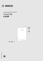 Bosch K 30 RF Installationsanleitung Für Die Fachkraft
