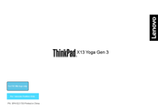 Lenovo ThinkPad X13 Yoga Gen 3 Bedienungsanleitung