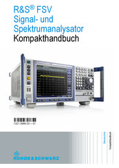 Rohde & Schwarz FSV30 Kompakthandbuch
