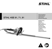 Stihl hse 71 Gebrauchsanleitung