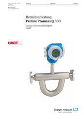 Endress+Hauser Proline Promass Q 300 Betriebsanleitung