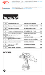 Makita DDF486 Betriebsanleitung