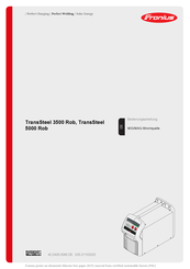Fronius TransSteel 5000 Rob Bedienungsanleitung