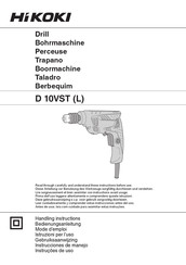 HIKOKI D 10VST Bedienungsanleitung