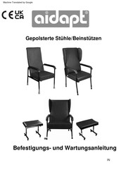 aidapt VG810B Befestigungs- Und Wartungsanleitung
