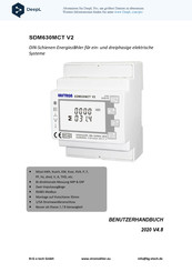 Eastron SDM630MCT V2 Benutzerhandbuch