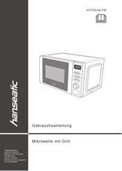 Hanseatic AG720CGE-PM Gebrauchsanleitung