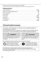 Panasonic CZ-RD517C Bedienungsanleitung