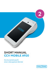 CCV Mobile A920 Kurzanleitung