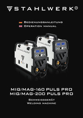 Stahlwerk MIG/MAG-160 Puls Pro Bedienungsanleitung
