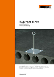 BAUDER BauderPRIMO 3 SP HO Einbauanleitung