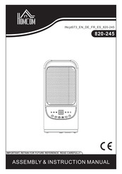 HOMCOM 820-245 Bedienungsanleitung