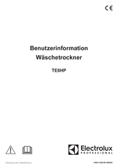 Electrolux Professional TE8HP Benutzerinformation