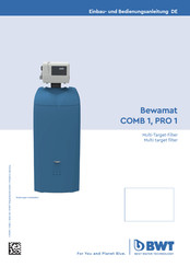 BWT Bewamat PRO 1 Einbau- Und Bedienungsanleitung