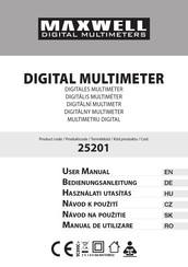 Maxwell Digital Multimeters 25201 Bedienungsanleitung