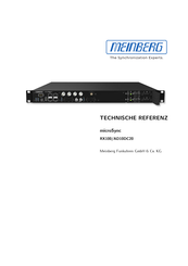 Meinberg microSync RX100/AD10DC20 Technische Referenz