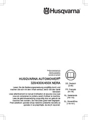 Husqvarna 320 NERA Bedienungsanweisung