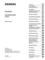 Siemens SINUMERIK 828D Bedienhandbuch