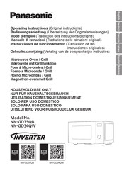Panasonic NN-GD35QB Bedienungsanleitung