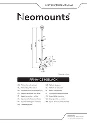 Neomounts FPMA-C340BLACK Bedienungsanleitung