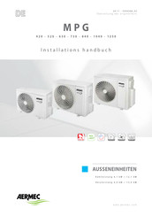 AERMEC MPG 420 Installationshandbuch
