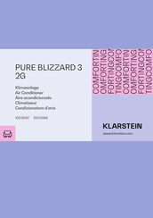 Klarstein Pure Blizzard 3 2G Bedienungsanleitung