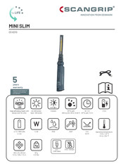 Scangrip MINI SLIM Bedienungsanleitung