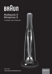 Braun MQ 940 cc Bedienungsanleitung