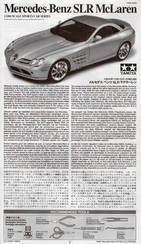 Tamiya Mercedes-Benz SLR McLaren 24290 Bedienungsanleitung