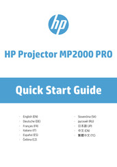Hp MP2000 PRO Bedienungsanleitung